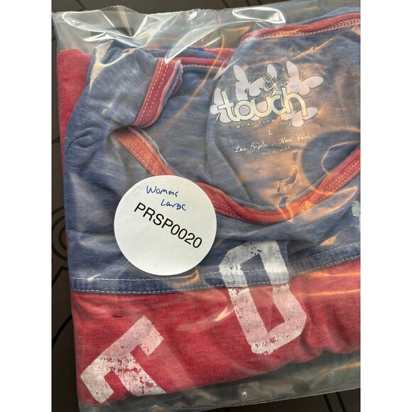 NASCAR 14 Touch by Alyssa Milano Tony Stewart Women's Morgan T-Shirt Red - Picture 9 of 9